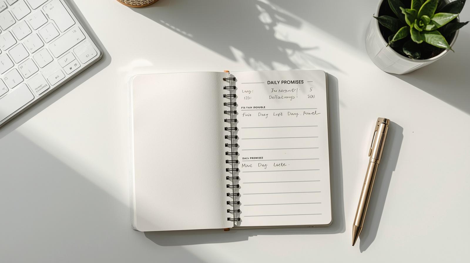 The Promise Journal: A 5-Minute Daily Ritual